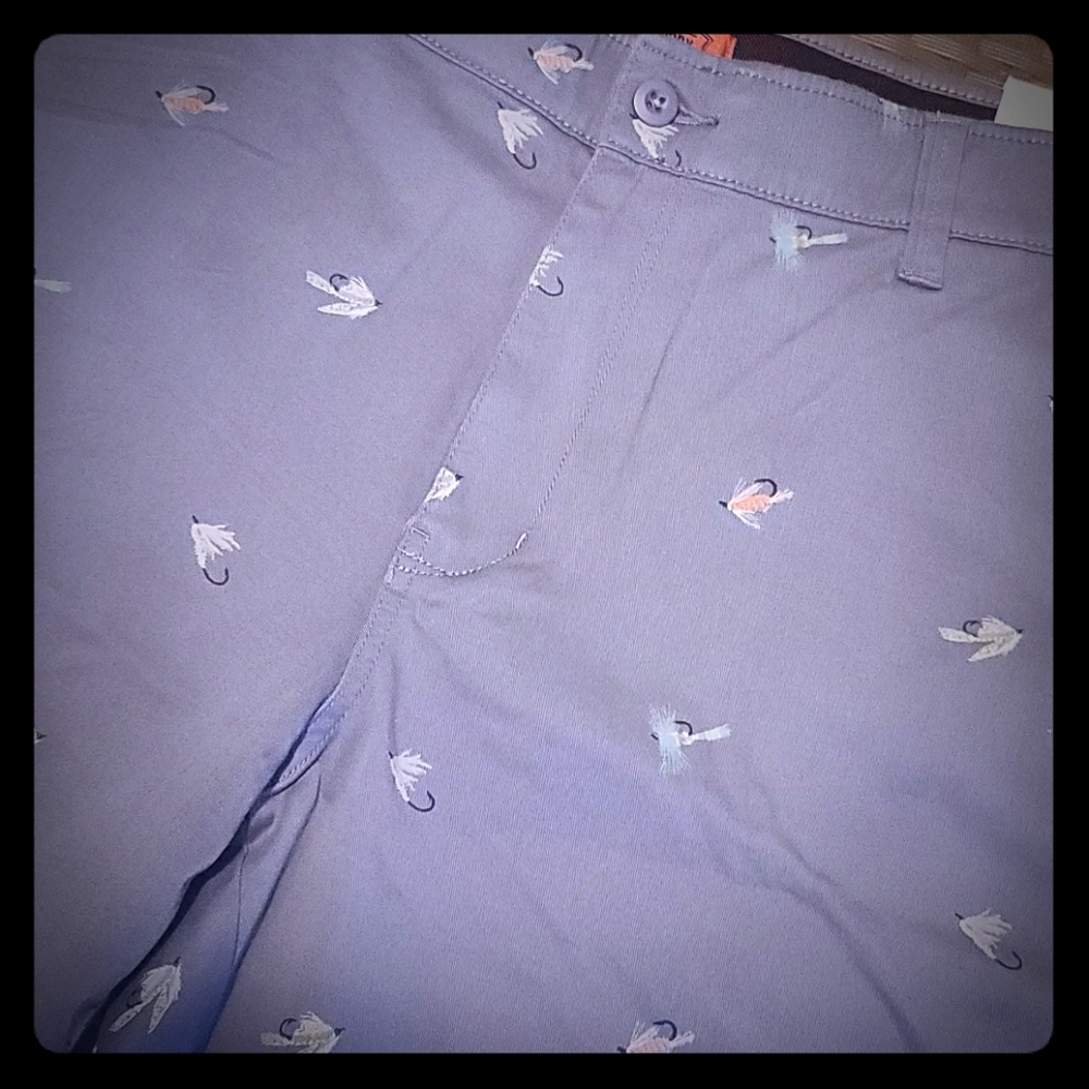 Shorts with fishing designs